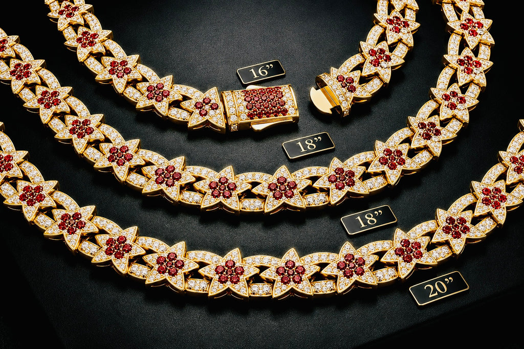 BVF Starlink diamond chain necklace