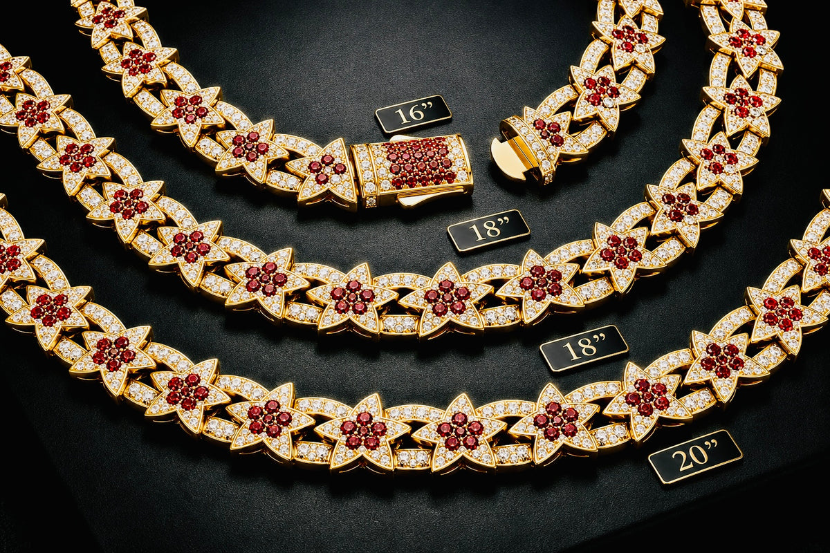 BVF Starlink diamond chain necklace