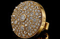 BVF Eclipse Reversé diamond earrings in 14K gold featuring 1.75 TCW VVS lab-grown diamonds